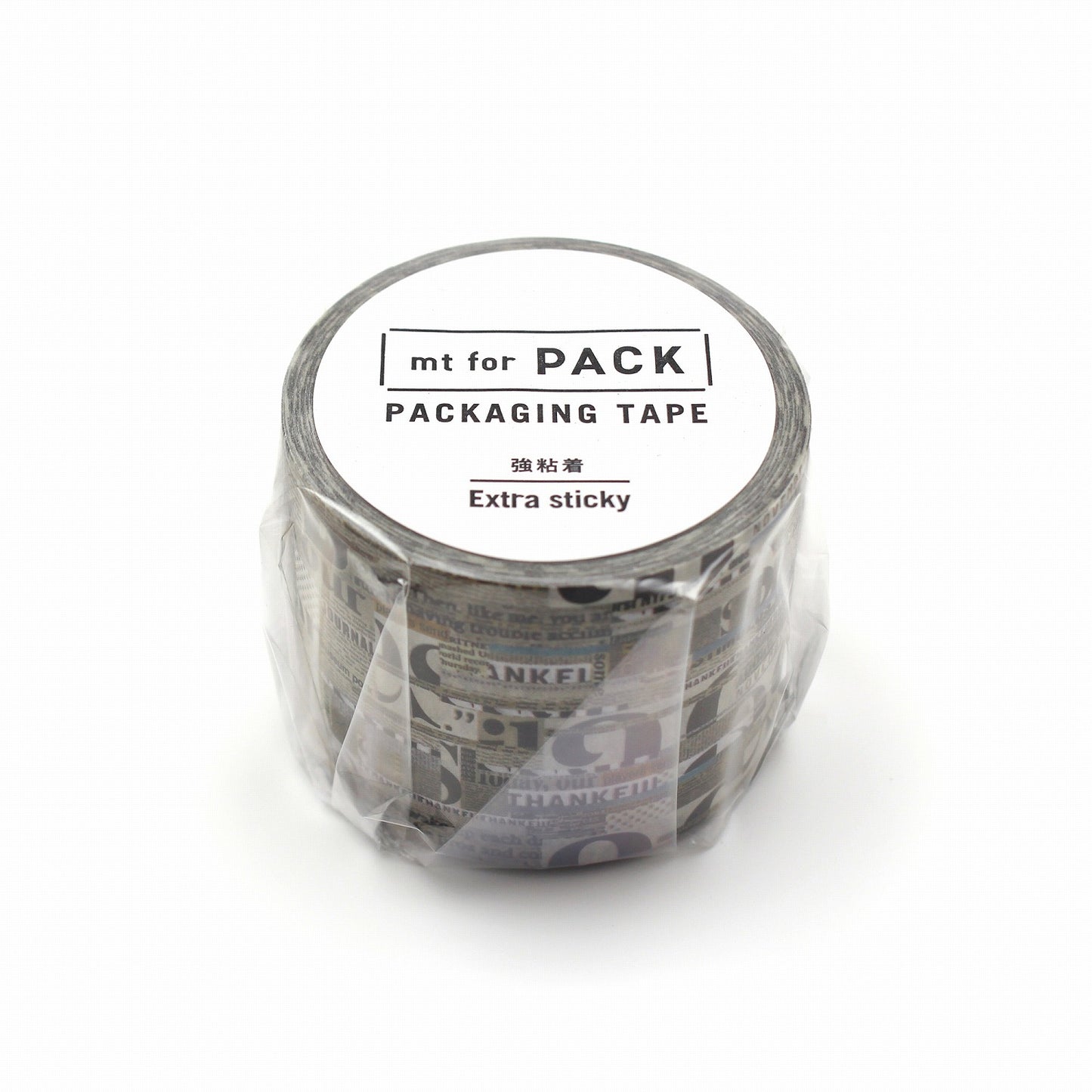mt 梱包テープ MTPACK24 mt for PACK 英字新聞コラージュ｜梱包 ラッピング 英字 新聞 コラージュ