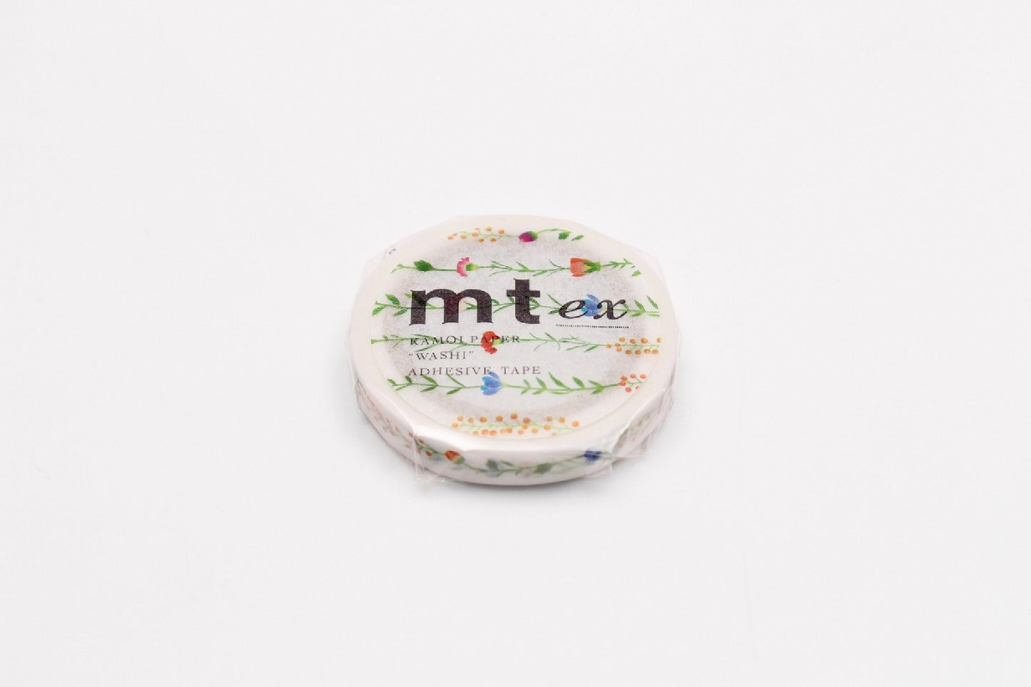 mt マスキングテープ MTEX1P177 mt ex フラワーライン｜花 ボタニカル 細幅 ナチュラル