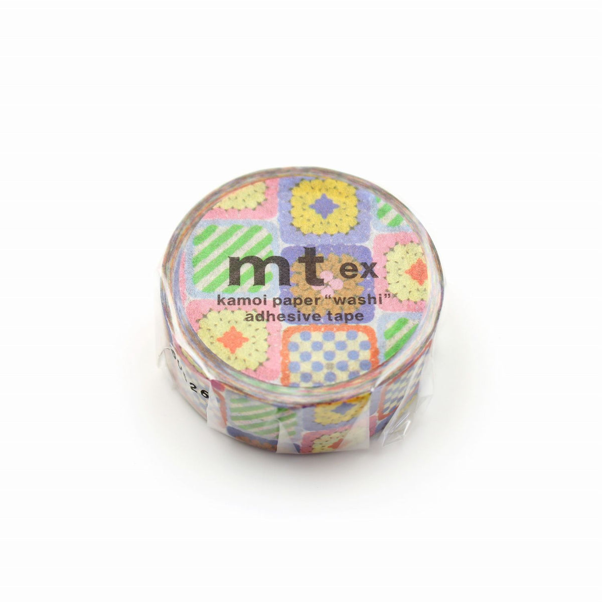 mt マスキングテープ MTEX1P275 mt ex グラニースクエアモザイク｜カラフル モザイク レトロ かわいい 手帳デコ