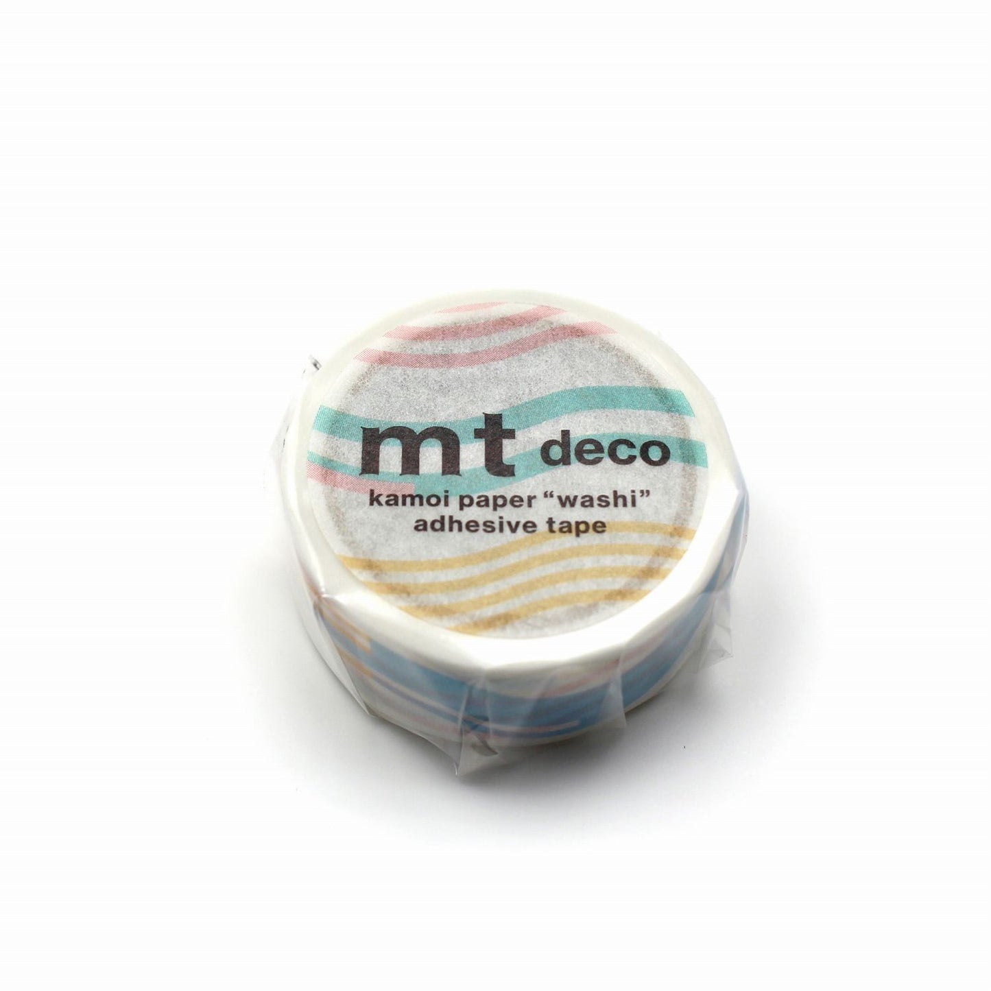 mt マスキングテープ MT01D609 mt 1P うねうね・パステル｜波状 パステルカラー 手帳デコ コラージュ かわいい