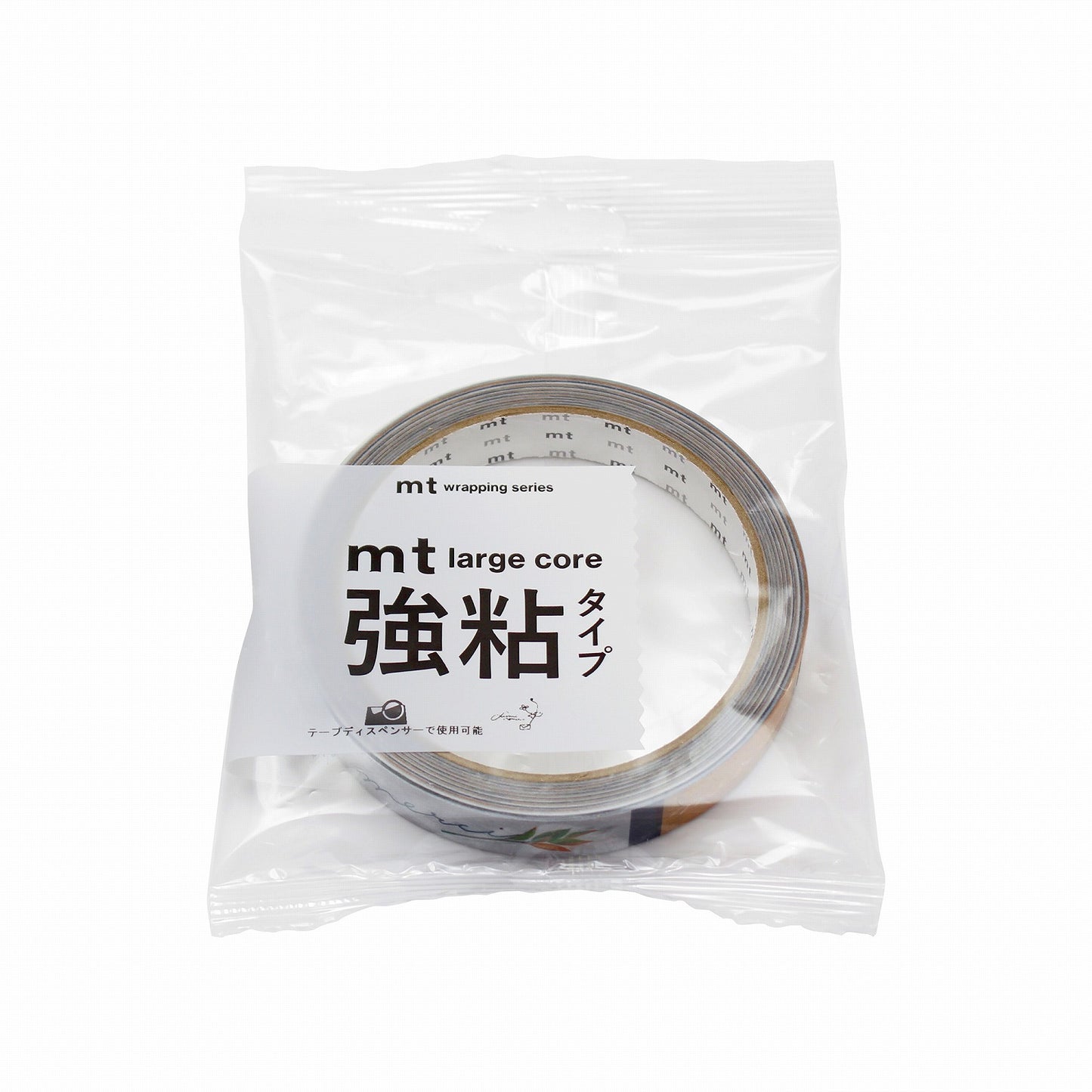 mt マスキングテープ MT01L092 mt large core flower 強粘着｜手帳 コラージュ 花柄 ナチュラル かわいい