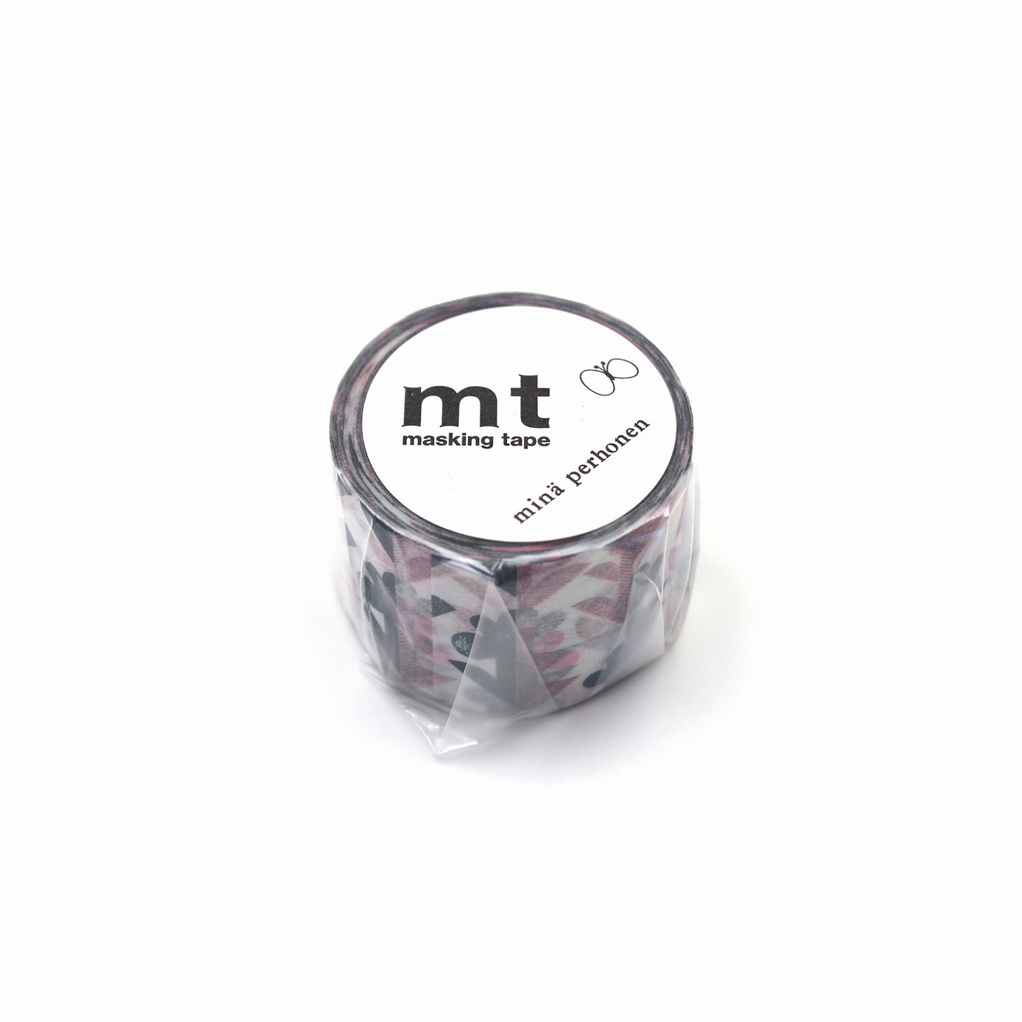 mt マスキングテープ MTMINA53 mt ミナペルホネン twin flower｜幾何学模様 ピンク ネイビー 花 北欧