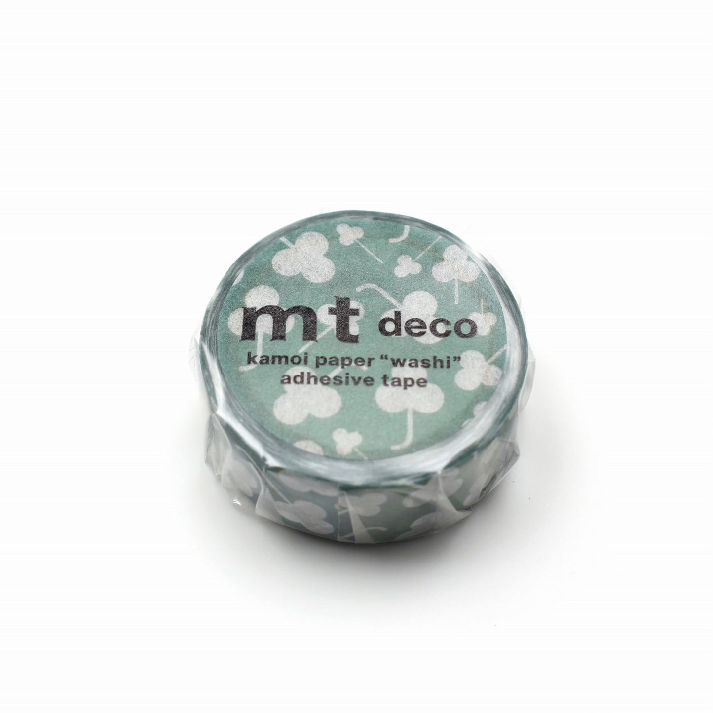 mt マスキングテープ MT01D608 mt 1P クローバーシルエット｜クローバー 手帳 コラージュ ナチュラル かわいい