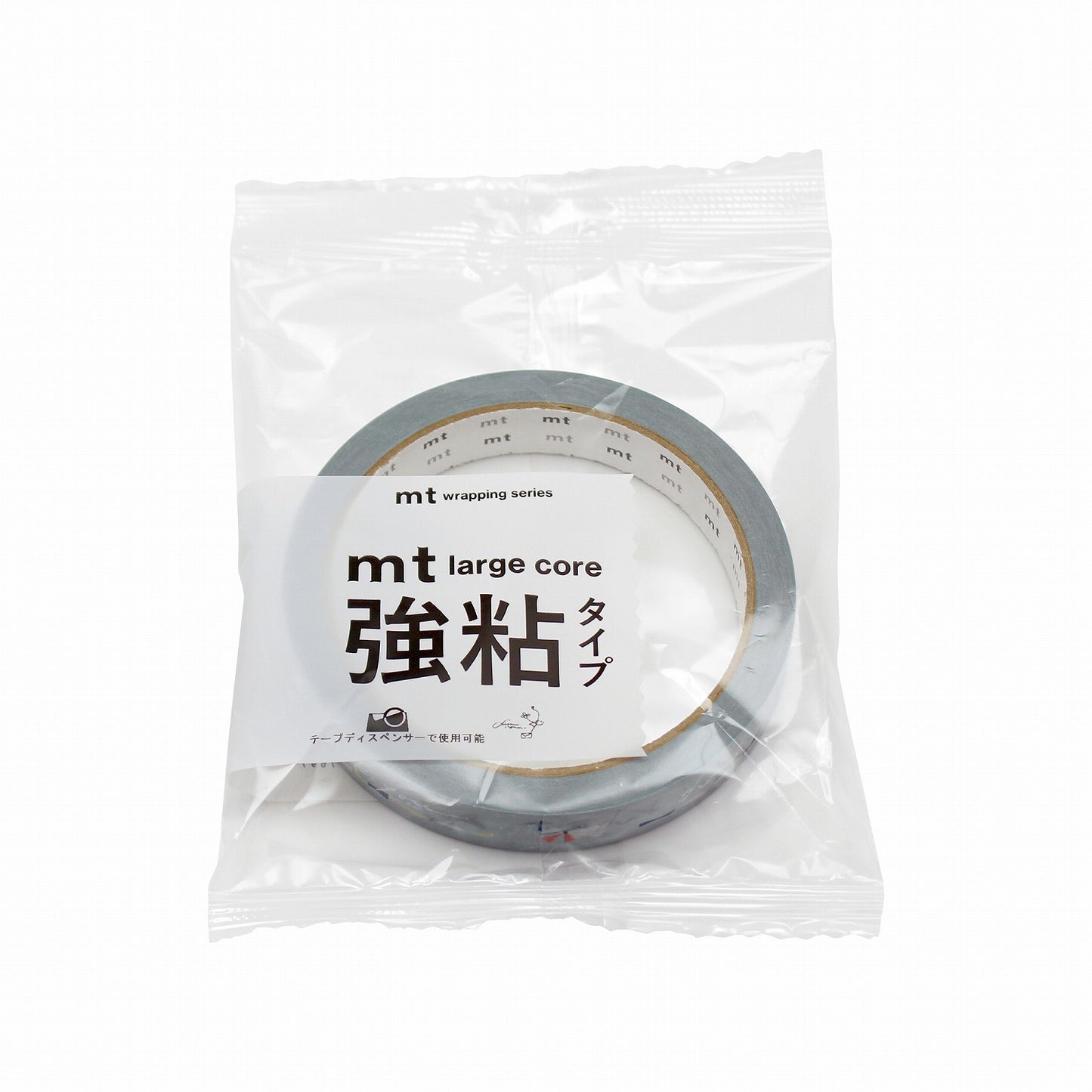 mt マスキングテープ MT01L094 mt large core ribbon 強粘着｜手書き文字 thank you リボン ギフト かわいい