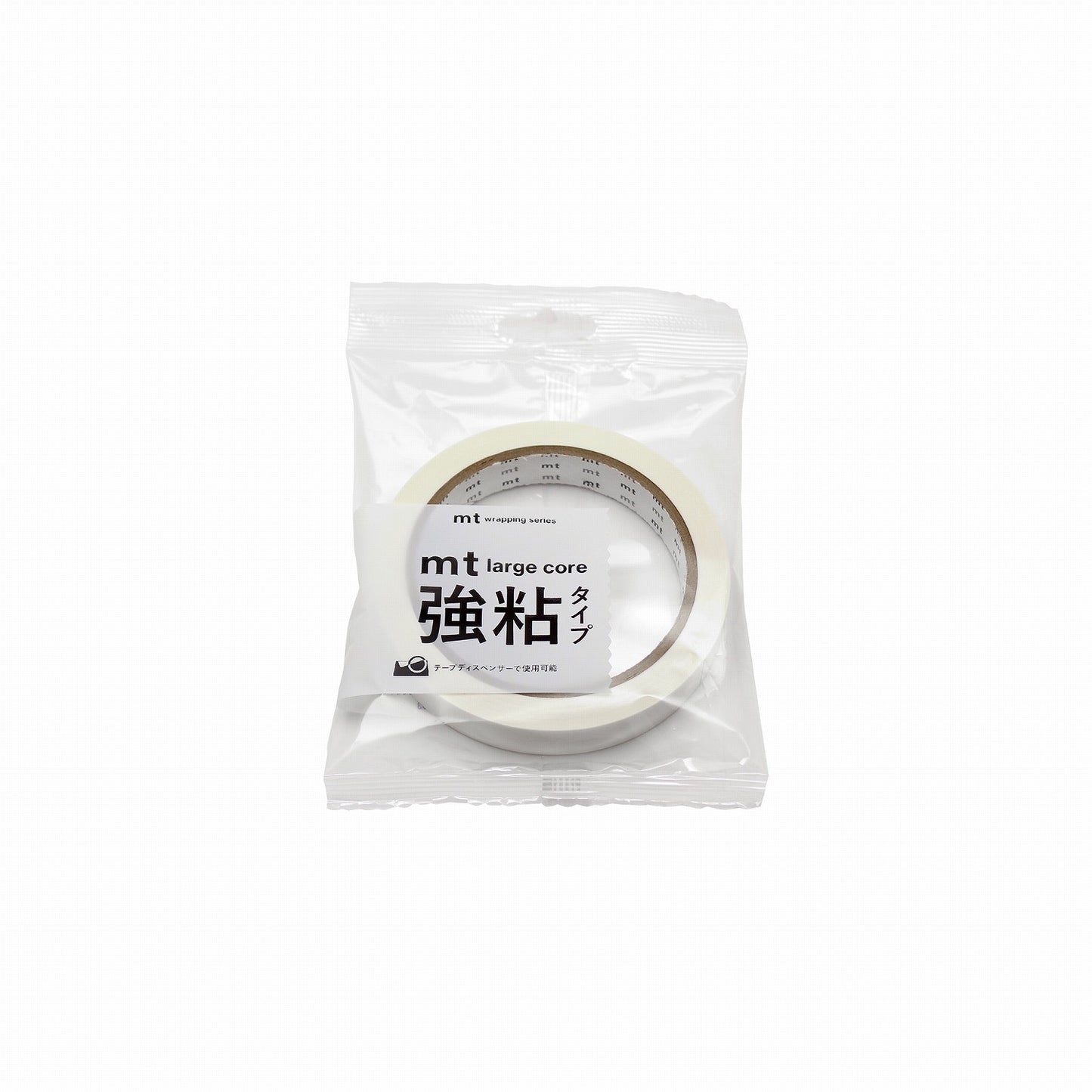 mt マスキングテープ MT01L068 mt large core 和紙 ホワイト 強粘着｜白 マスキングテープ 和紙 シンプル 強粘着
