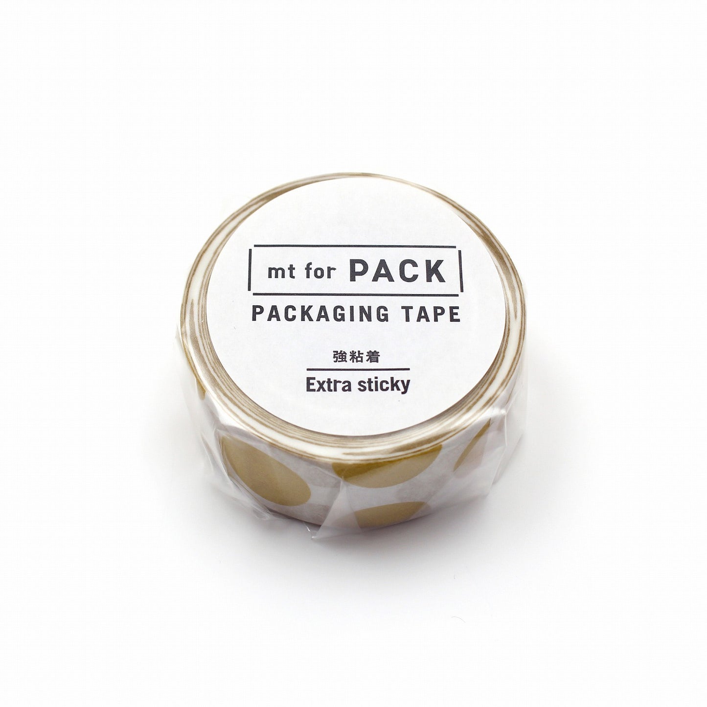 mt 梱包テープ MTPACK06 mt for PACK ドット・金｜ドット パターン ラッピング ゴールド シンプル