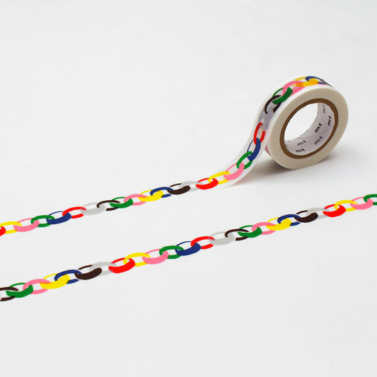 mt マスキングテープ MTMINA07 mt×ミナペルホネン ring・vivid｜カラフル チェーン リング ポップ かわいい
