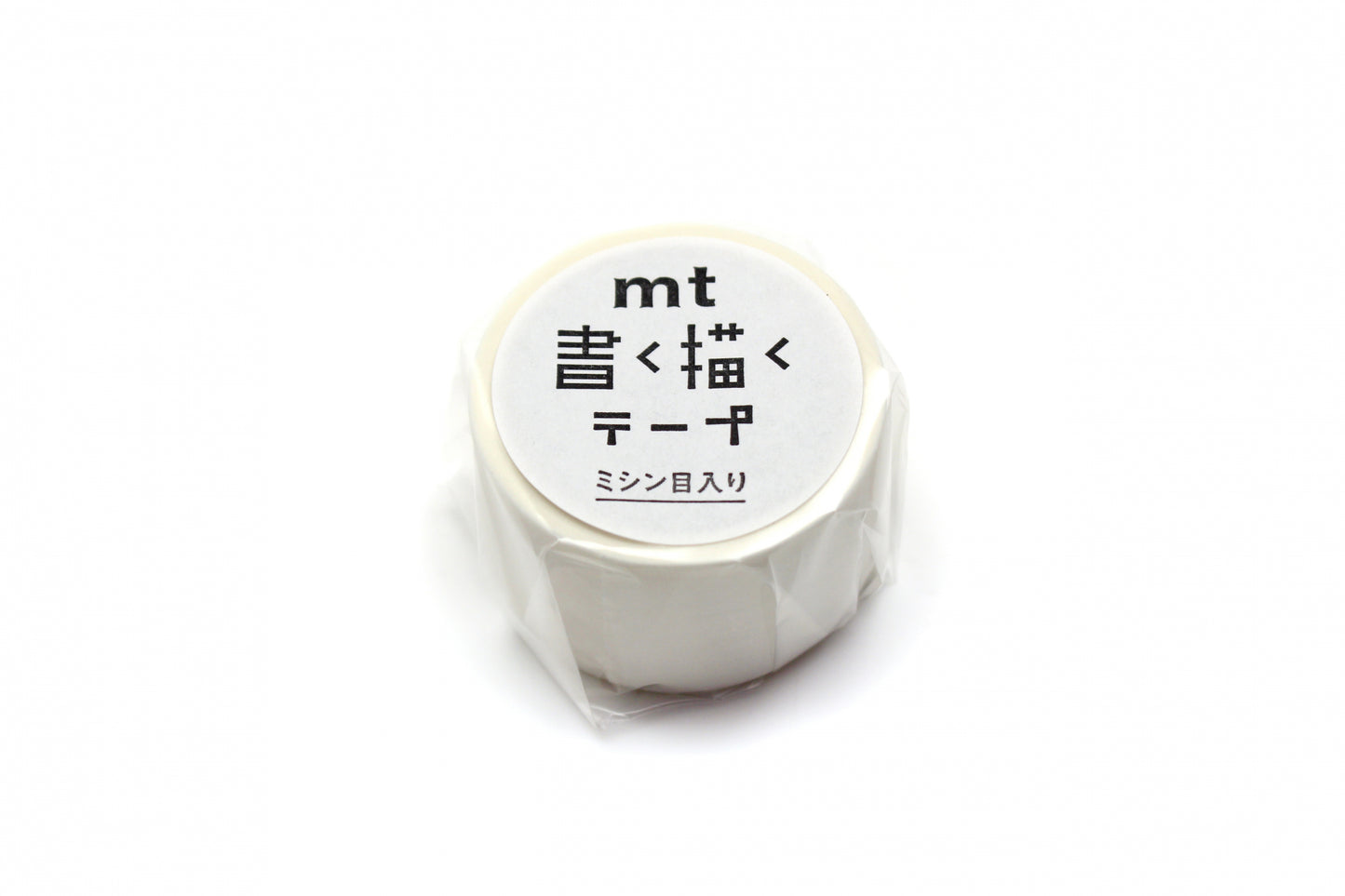 mt 書けるマスキングテープ MTKAKUM05 mt 書く描くテープ ミシン目入り ホワイト 24mm｜手帳 ラベル 白 ミシン目 書き込み