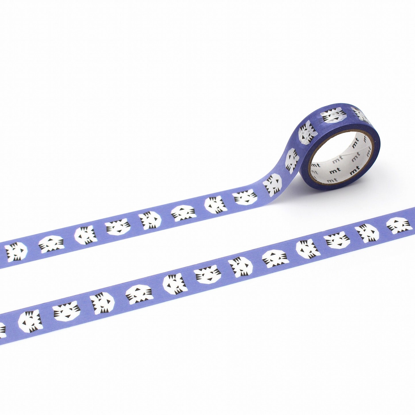 mt マスキングテープ MTPAPI11 mt パピエ ティグル TIGRE blue｜トラ 動物柄 ブルー かわいい 手帳