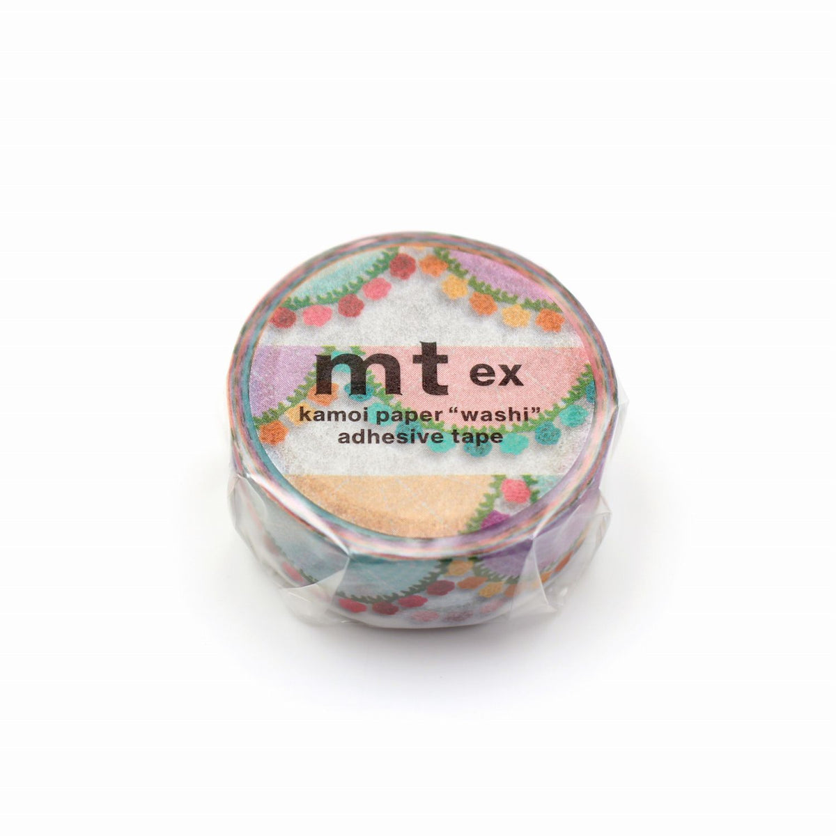 mt マスキングテープ MTEX1P274 mt ex 花束ブランケット｜カラフル パステル ガーランド 手帳デコ かわいい