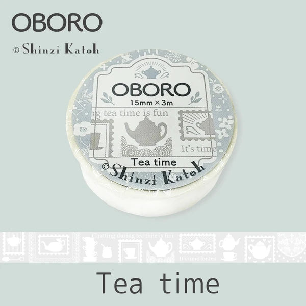 シール堂 きらぴかマスキングテープ ks-dt-60005 OBORO Tea Time