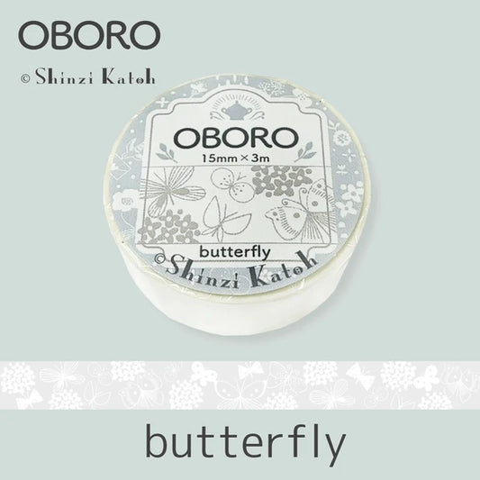 シール堂 きらぴかマスキングテープ ks-dt-60010 OBORO butterfly