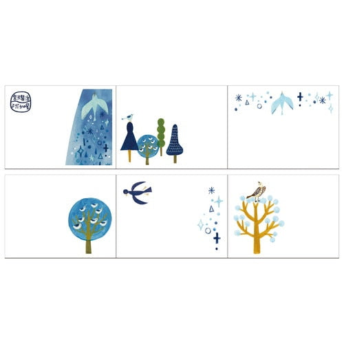 シール堂 ロールふせん ks-rf-10020 宮沢賢治幻燈館 よだかの星2