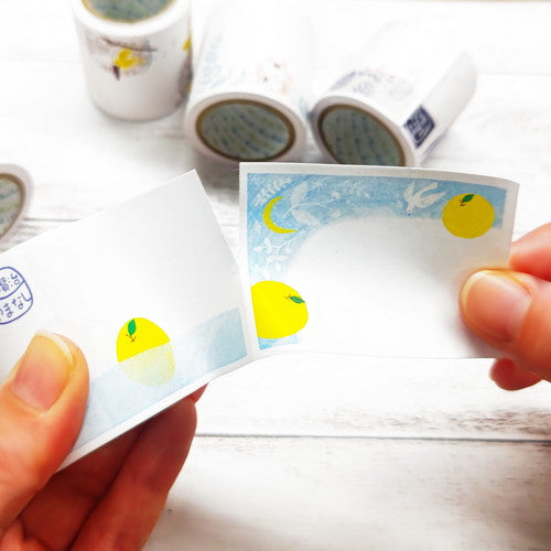 シール堂 ロールふせん ks-rf-10024 宮沢賢治幻燈館  やまなし