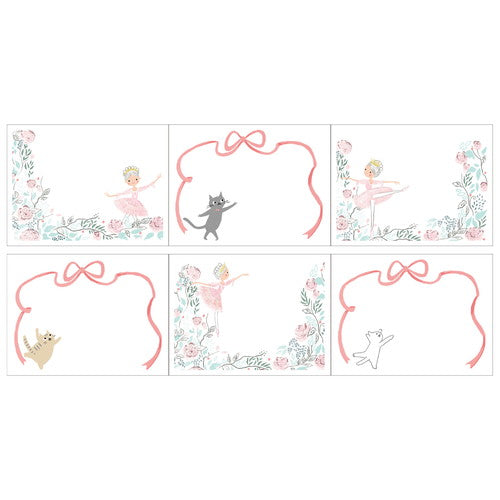 シール堂 ロールふせん ks-rf-10025 バレエシアター 眠れる森の美女