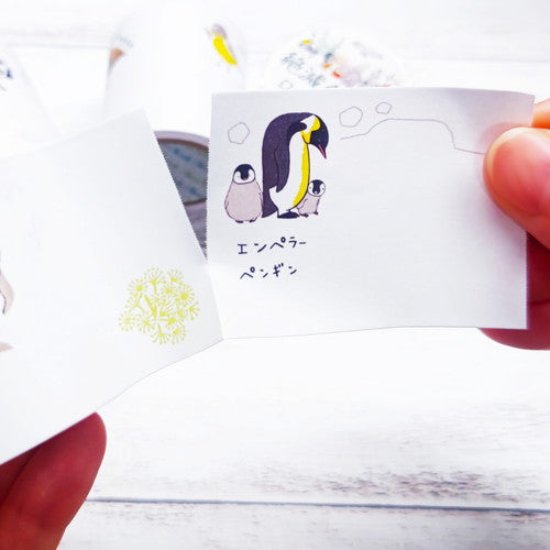 シール堂 ロールふせん ks-rf-10027 絶滅危惧種 水の絶滅危惧種