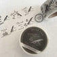 大枝活版室 マスキングテープ MT-005 Handwritten message-Thank you masking tape【7pattern】