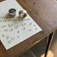 大枝活版室 マスキングテープ MT-005 Handwritten message-Thank you masking tape【7pattern】