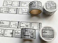 大枝活版室 Masking tape【 Stamp 01-06】